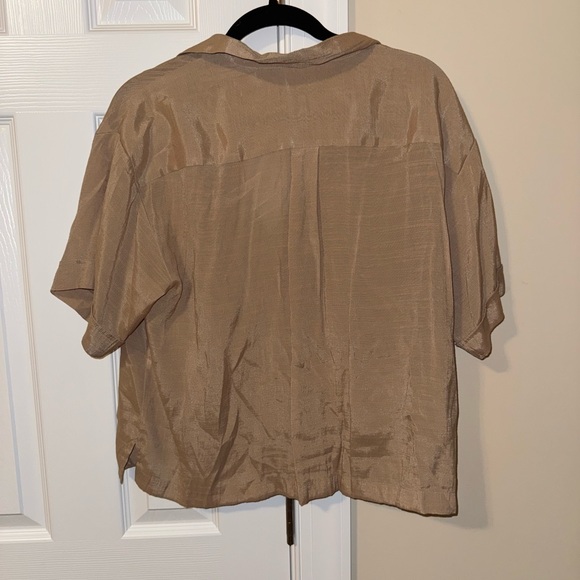 Banana Republic Light Brown Button-Down Shirt - Picture 3 of 3